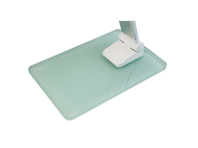 Bordslampa UNILUX Popy Led silver/vit